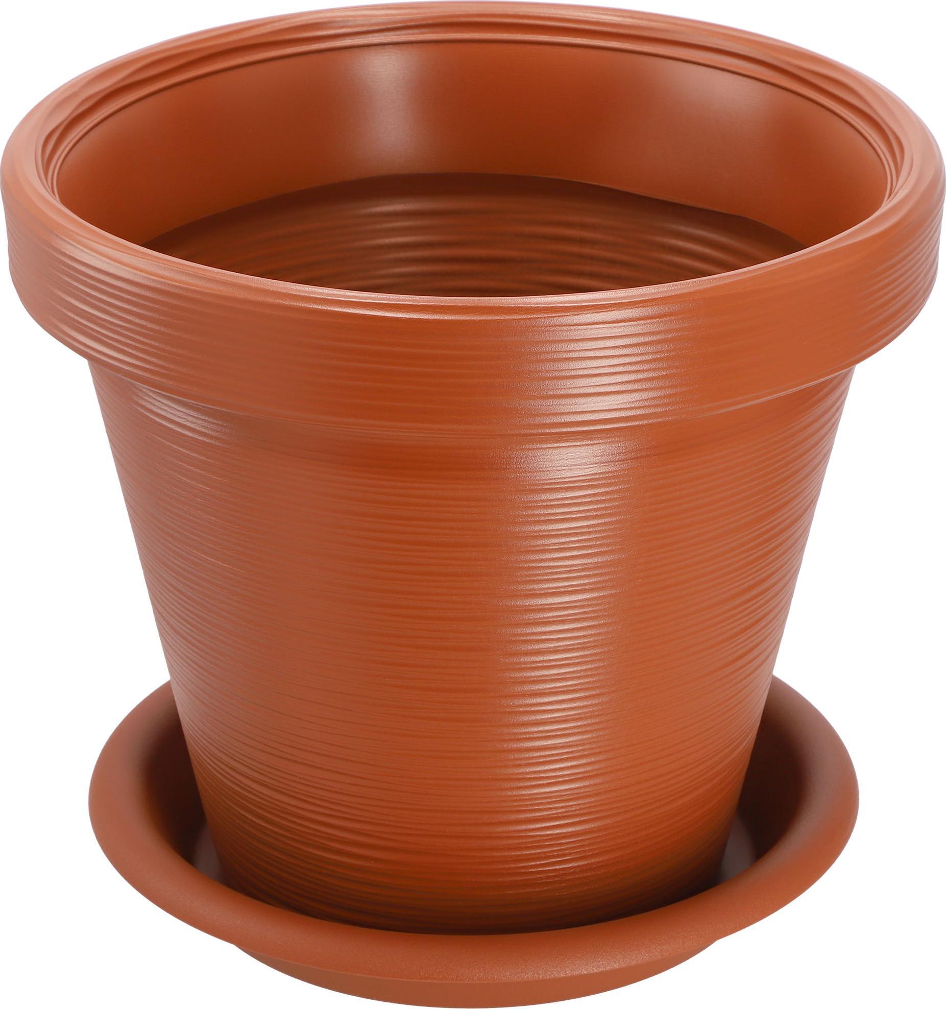 Kadax DONICA DONICZKA + PODSTAWKA DŁUTO CEGLASTA 39x34cm