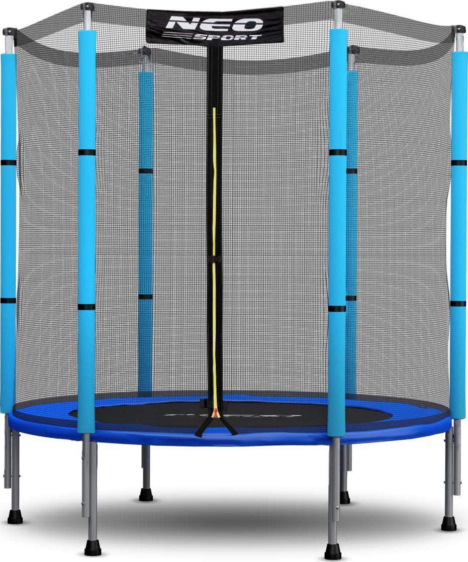 Trampolina ogrodowa Neo-Sport NS-04Z200F z siatką zewnętrzną 4.5 FT 140 cm