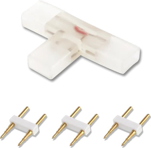 Aigostar Łącznik do paska świetlnego wysokiego napięcia typu T Łącznik do paska świetlnego wysokiego napięcia typu T