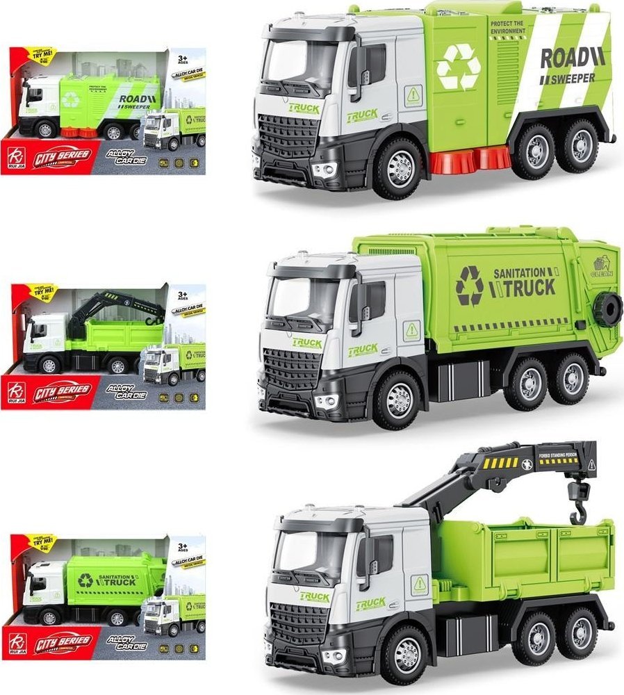 Śmieciarka metal z napędem MIX