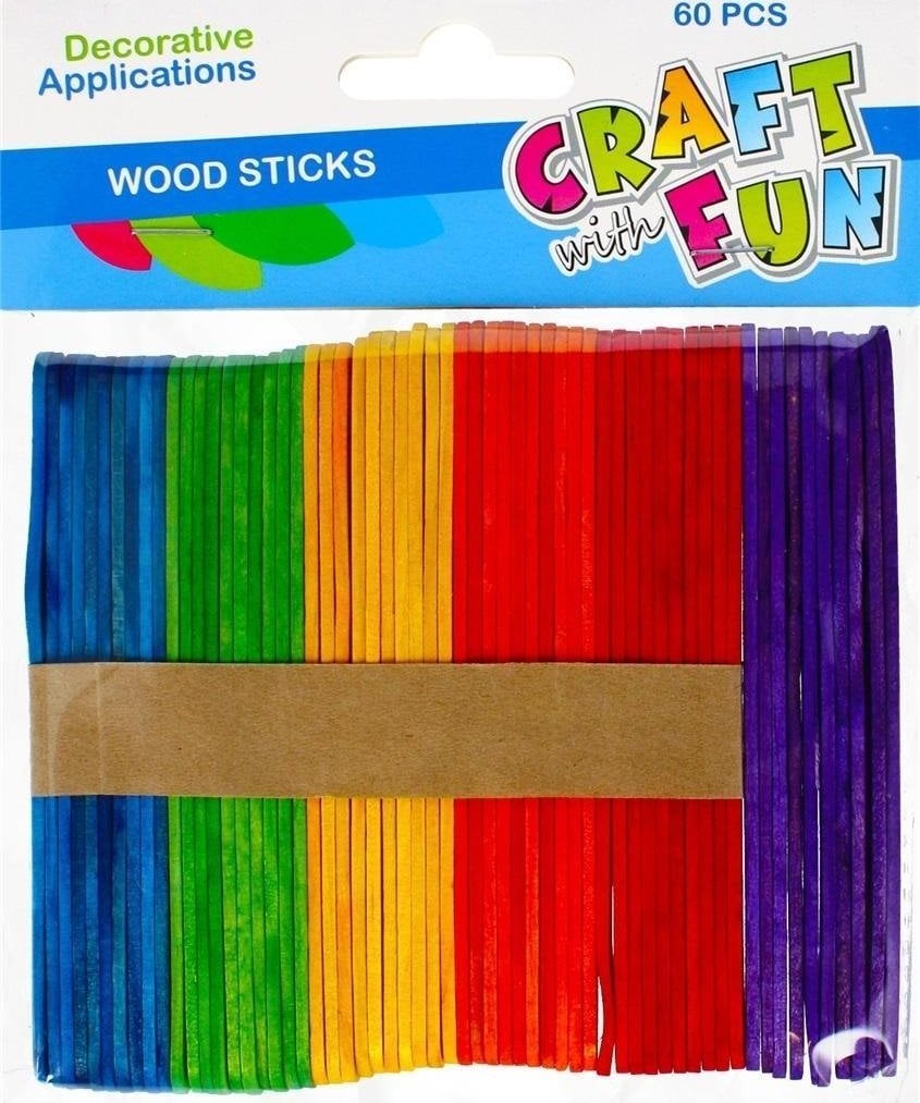 Craft with Fun OZDOBA DEK DREW PAT KOL 60SZT CF PBH 12/144