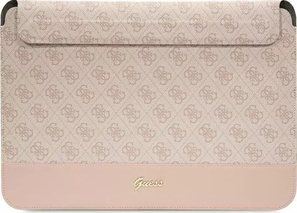 Etui Guess Guess Sleeve GUCS14PS4SGP 14" różowy/ pink 4G Stripe Metal Logo
