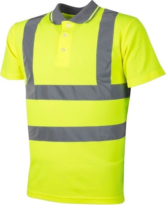 Ardon REF 201/202 - KOSZULKA POLO Z PASAMI ODBLASKOWYMI - 55% bawełna, 45% poliester 150 g/m2 - Pomarańczowy H8924 3XL