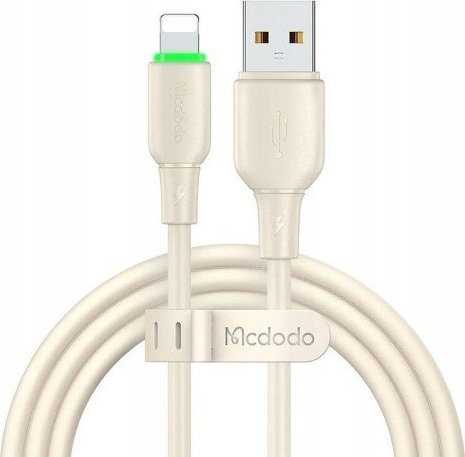 Kabel USB Mcdodo USB-A - Lightning 1.2 m Beżowy (CA-4740)