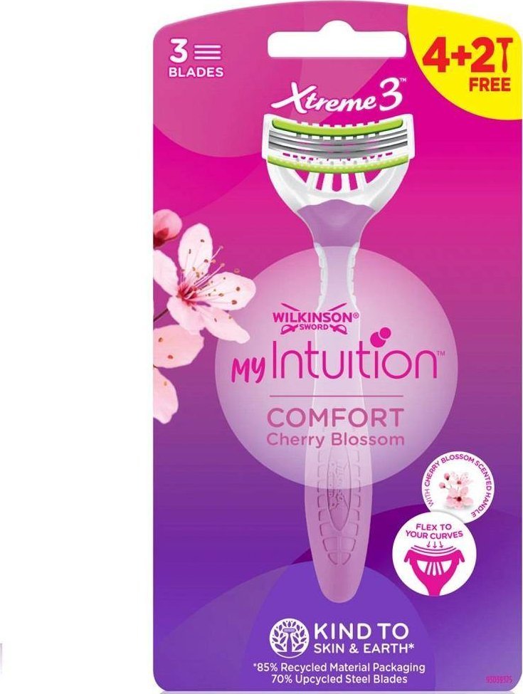Wilkinson Wilkinson My Intuition Xtreme 3 Comfort Cherry Blossom 6szt