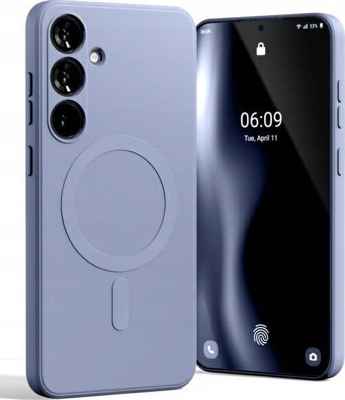 Mercury MagSafe Semi-Silicone Sam S24 FE S721 lawenda /lavender