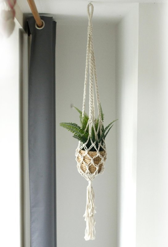 Art-Pol Kwietnik Wiszący Makrama - Duża doniczka