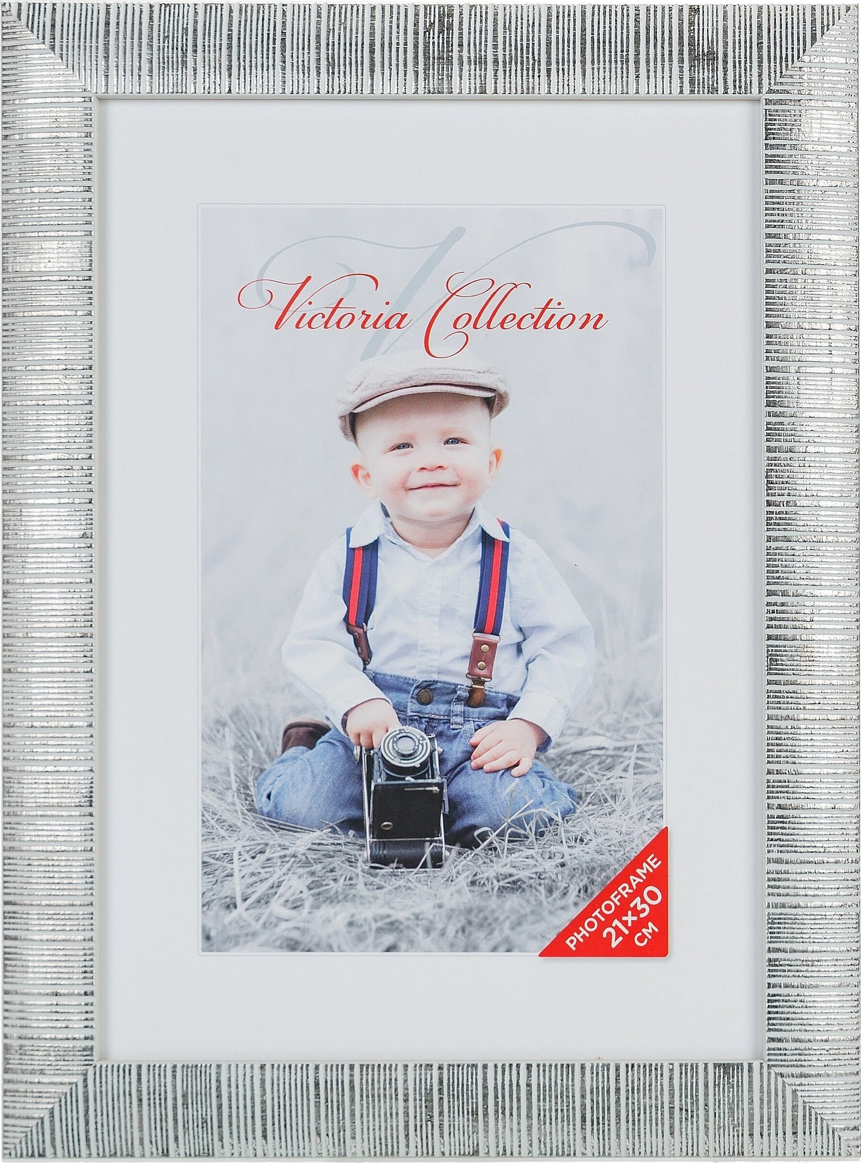 Ramka Victoria Collection Photo frame Sand 21x29,7, silver (VI2456)