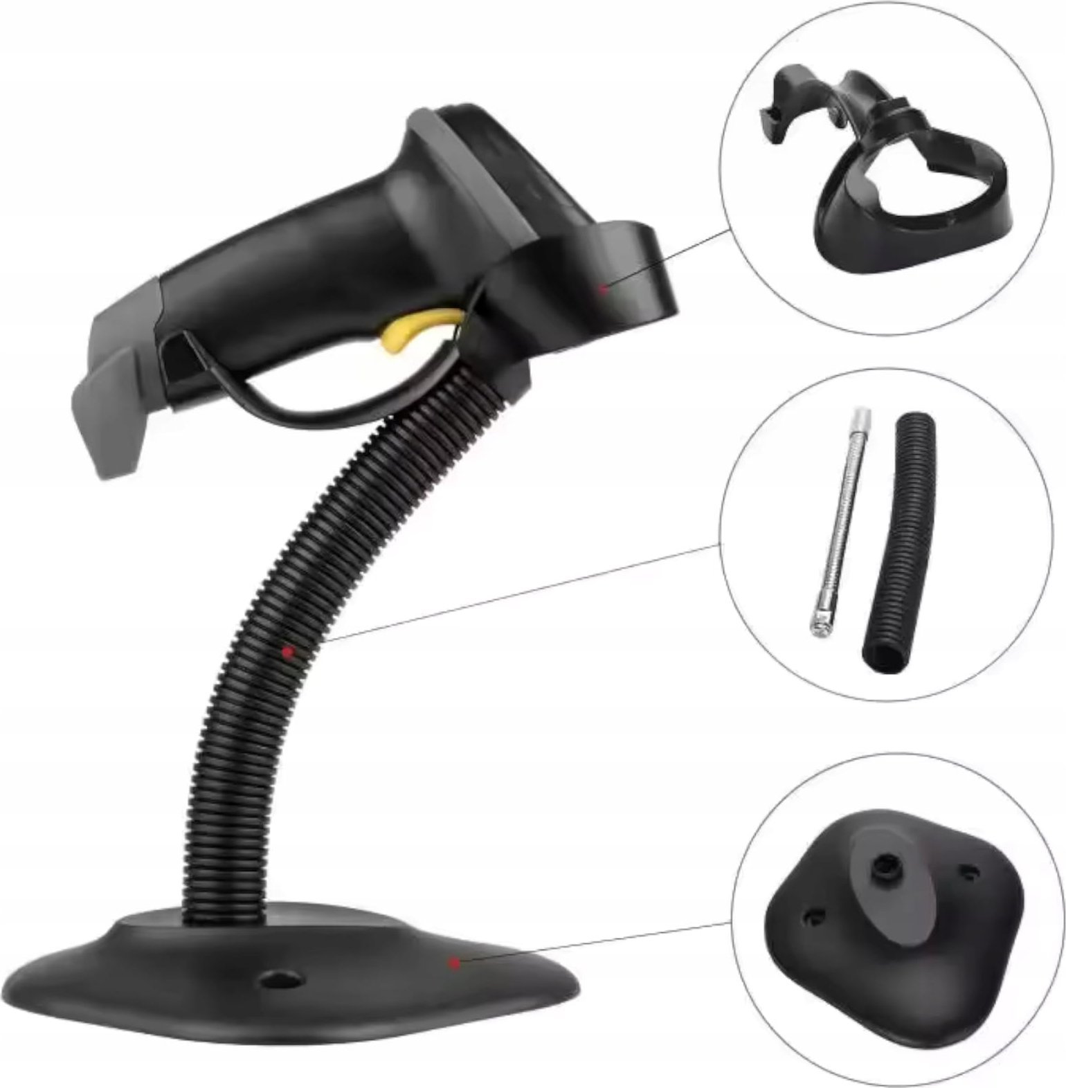 Czytnik kodów kreskowych Zenwire Stojak Uchwyt na Czytnik Skaner do Kodów Kreskowych Uniwersalny Podstawka