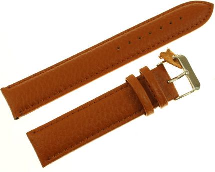 Diloy Pasek do zegarka skórzany brązowy 20 mm (P205EL.20.3)