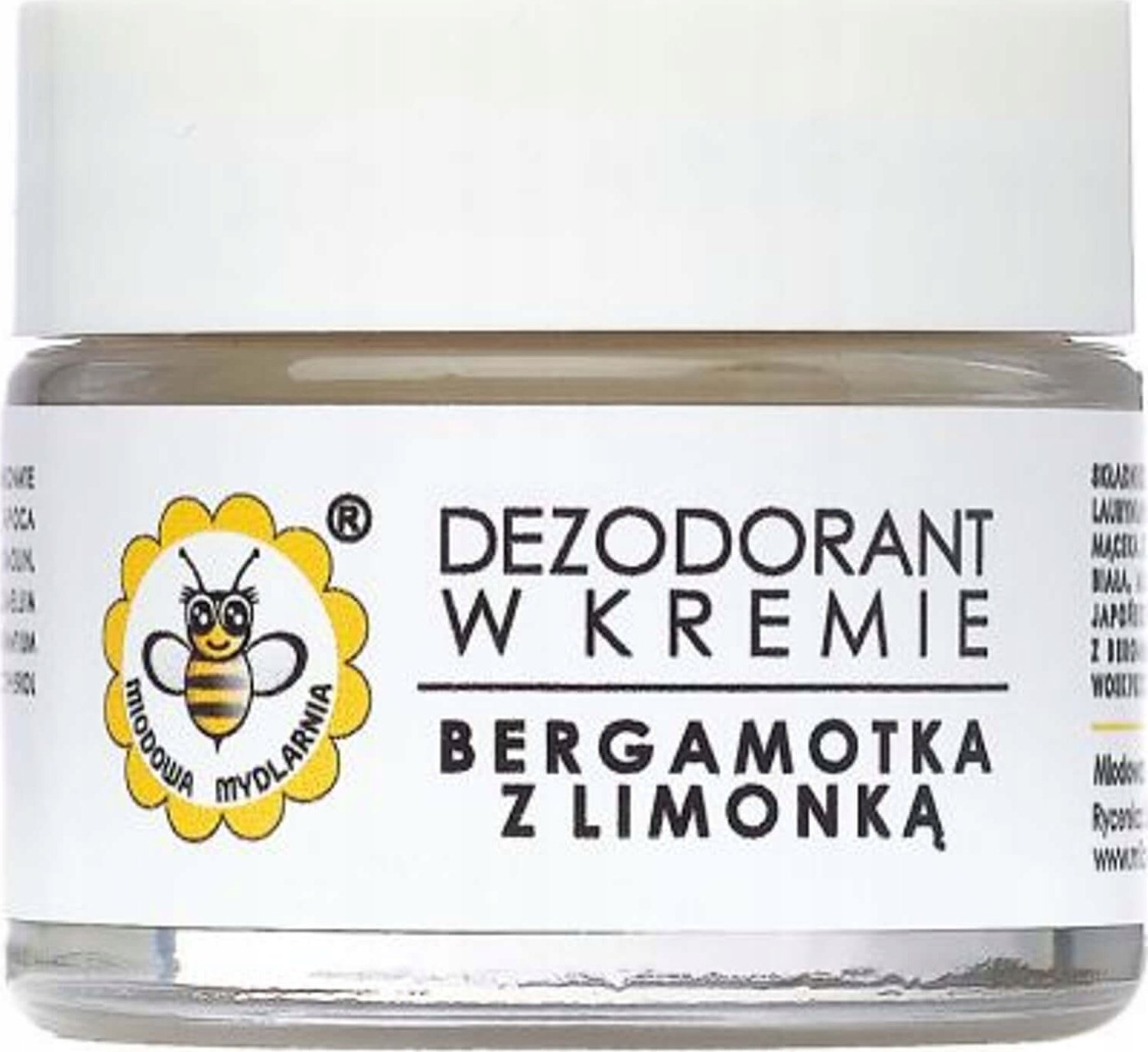 Alkotest MIODOWA MYDLARNIA_ Dezodorant w kremie Bergamotka z Limonką 55g