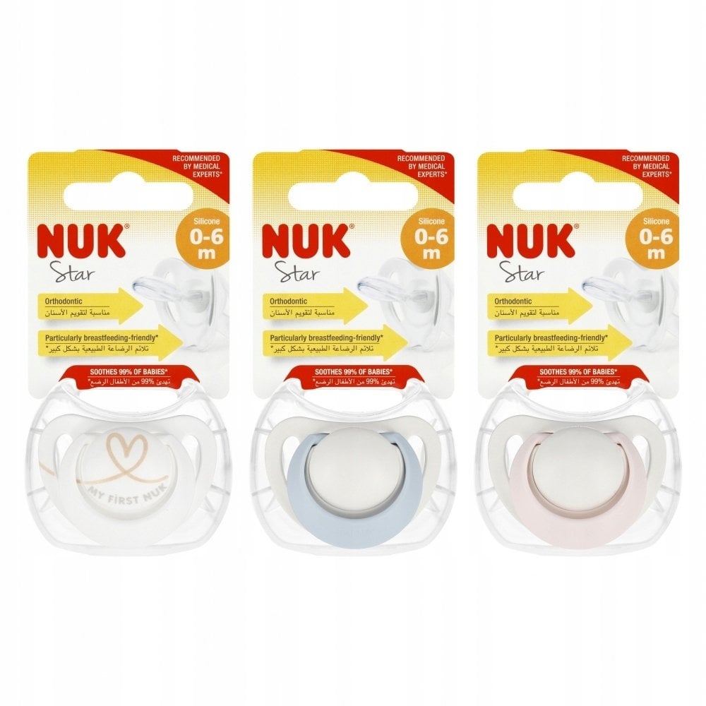 NUK SMOCZEK USP 0-6M STAR 10730717 1/6