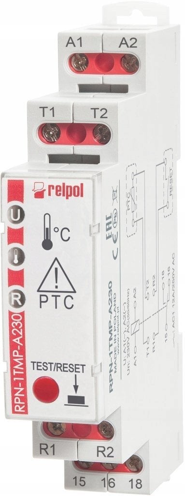 Przekaźniki do nadzoru temperatury silnika 1P 230V AC 50/60Hz RPN-1TMP-A230 864370