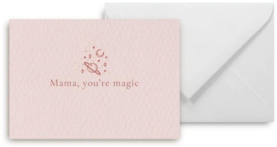 Mini kartka mama, you're magic