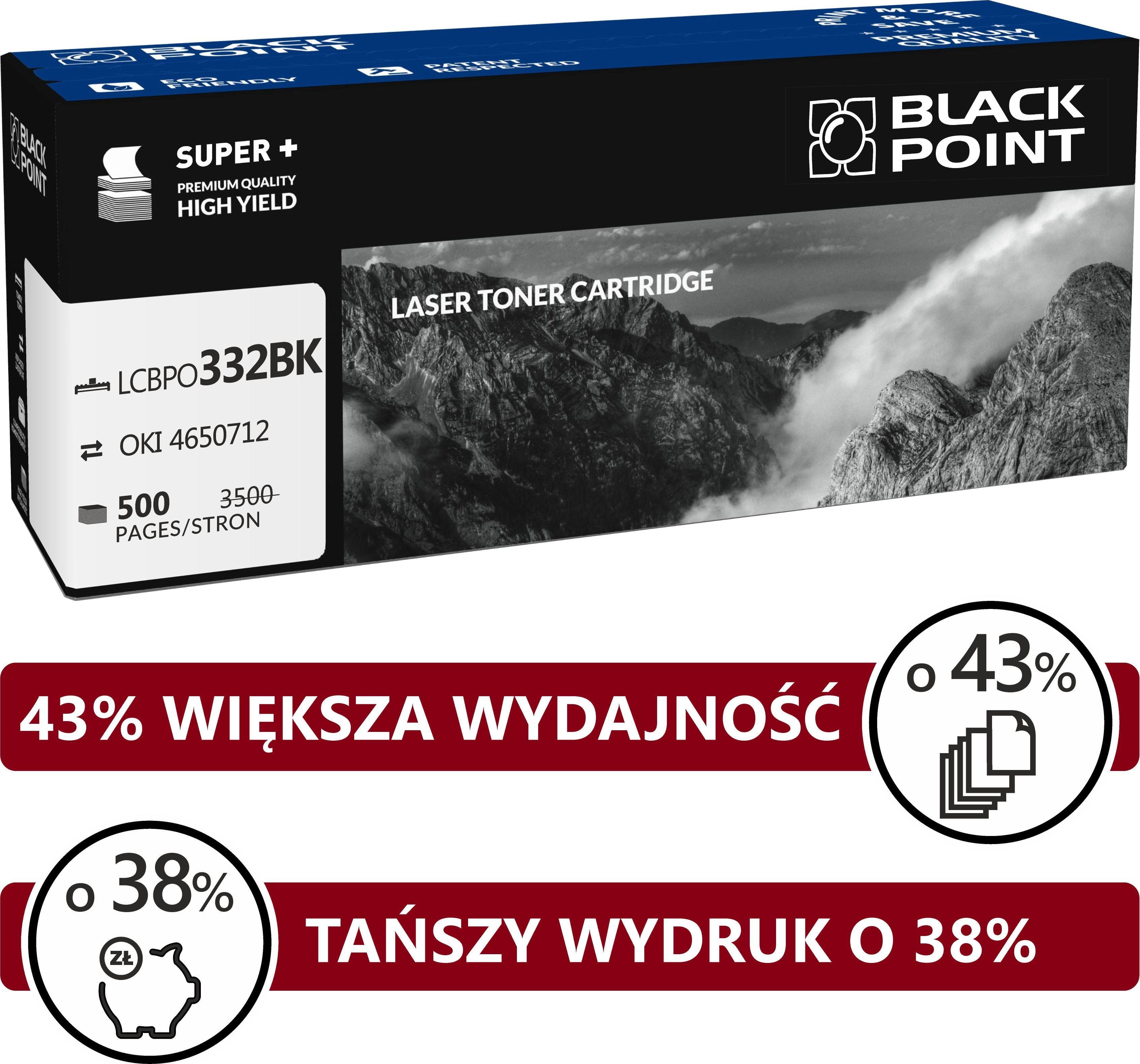 Toner Black Point LCBPOC332BK Black Zamiennik 46508712 (BLOKI332BKBW)