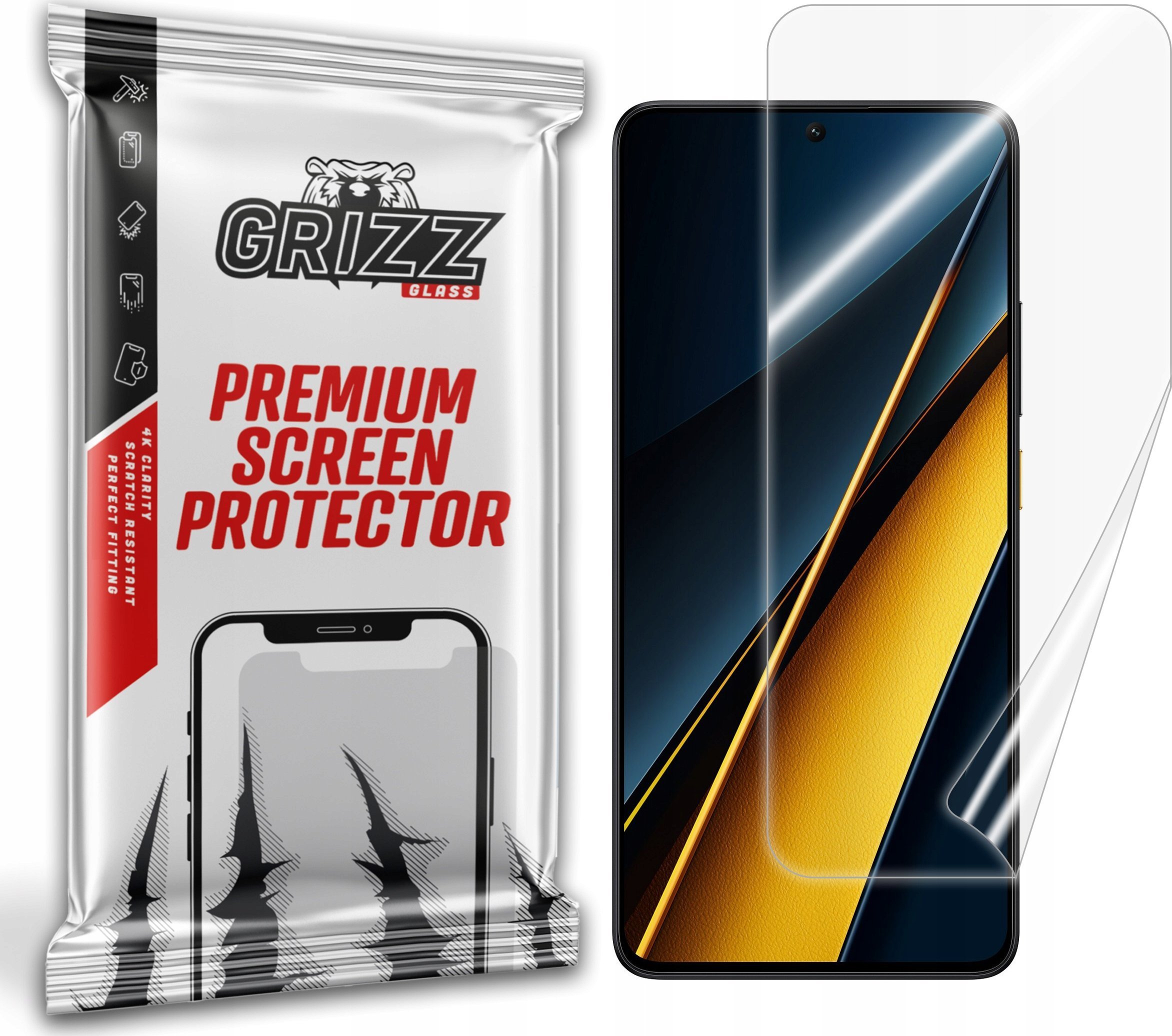 GrizzGlass Folia ceramiczna GrizzGlass CeramicFilm do Xiaomi Poco X6 Pro