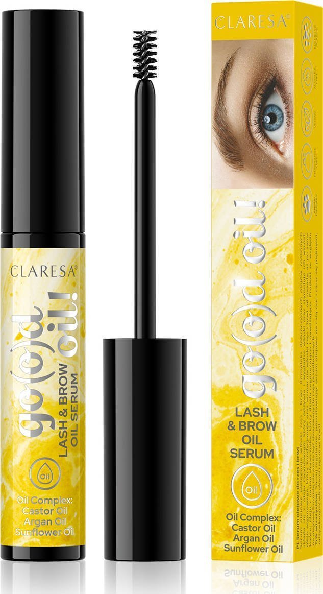 Claresa CLARESA Serum olejowe do rzęs i brwi z olejem rycynowym Go(o)D Oil 8g