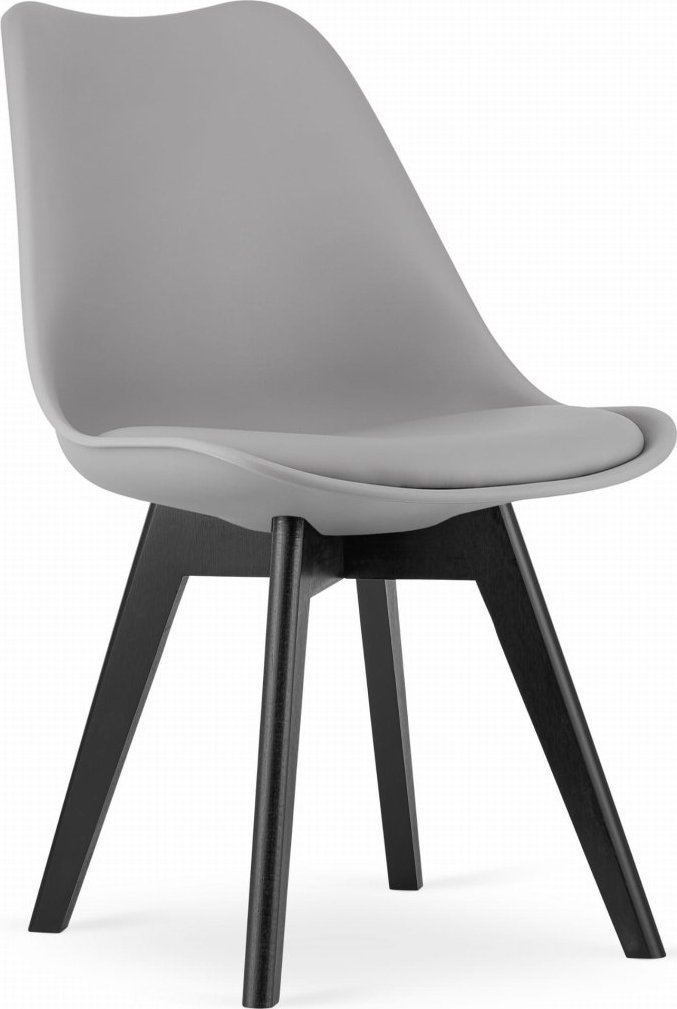 Leobert Krzesło MARK - szare / nogi czarne x 1