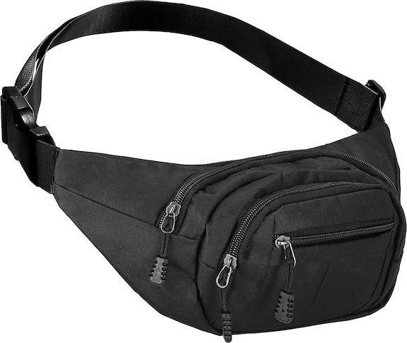 Springos Nerka biodrowa saszetka sportowa czarna UNIWERSALNY