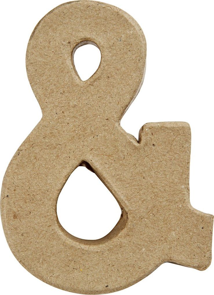 Creativ Company Znak & z papier-mache H: 10 cm