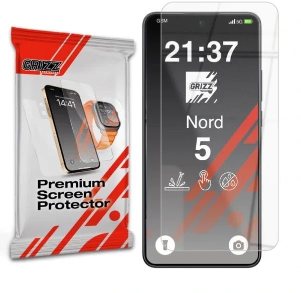 Szkło hybrydowe GrizzGlass HybridGlass do OnePlus Nord CE5