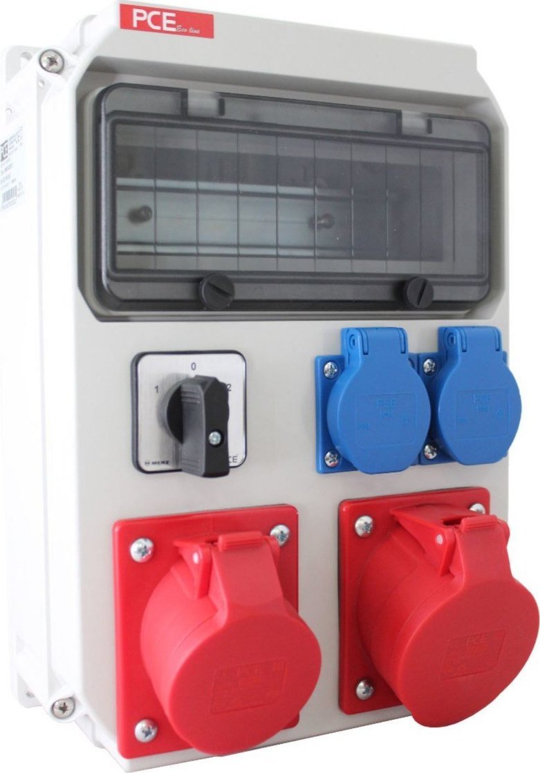 PCE Rozdzielnica stacjonarna typ ECOline 10M 32/5 16/5 2GS 230V R. L-0-P IP54