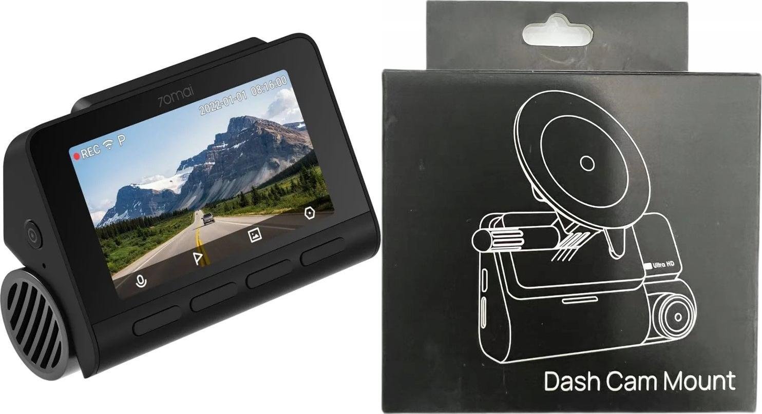 Wideorejestrator 70mai 4K A810 czarny + uchwyt A800S/A810