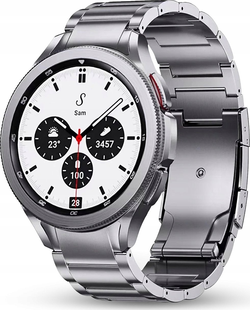 TYTANOWA BRANSOLETA DO SAMSUNG GALAXY WATCH 4 5 6 7 FE PRO od 40mm do 47mm