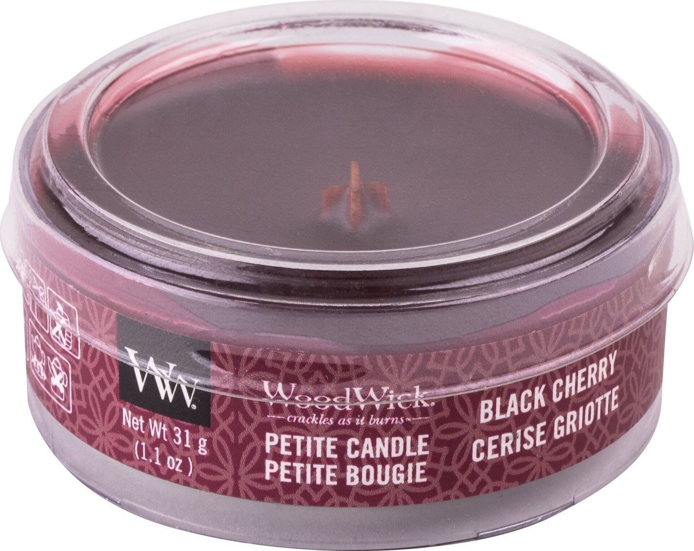 WoodWick WoodWick Black Cherry Świeczka zapachowa 31g