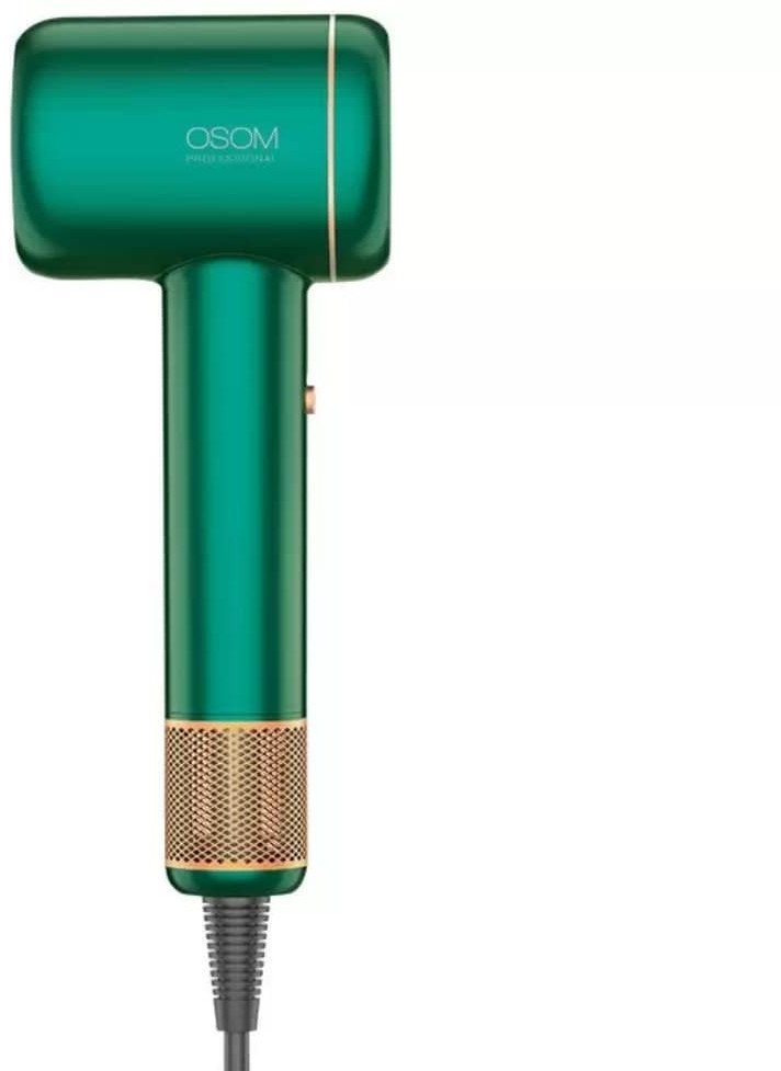 Suszarka Osom Professional Plaukų džiovintuvas NERO OSOMPF8GR, 1600 W, žalios spalvos
