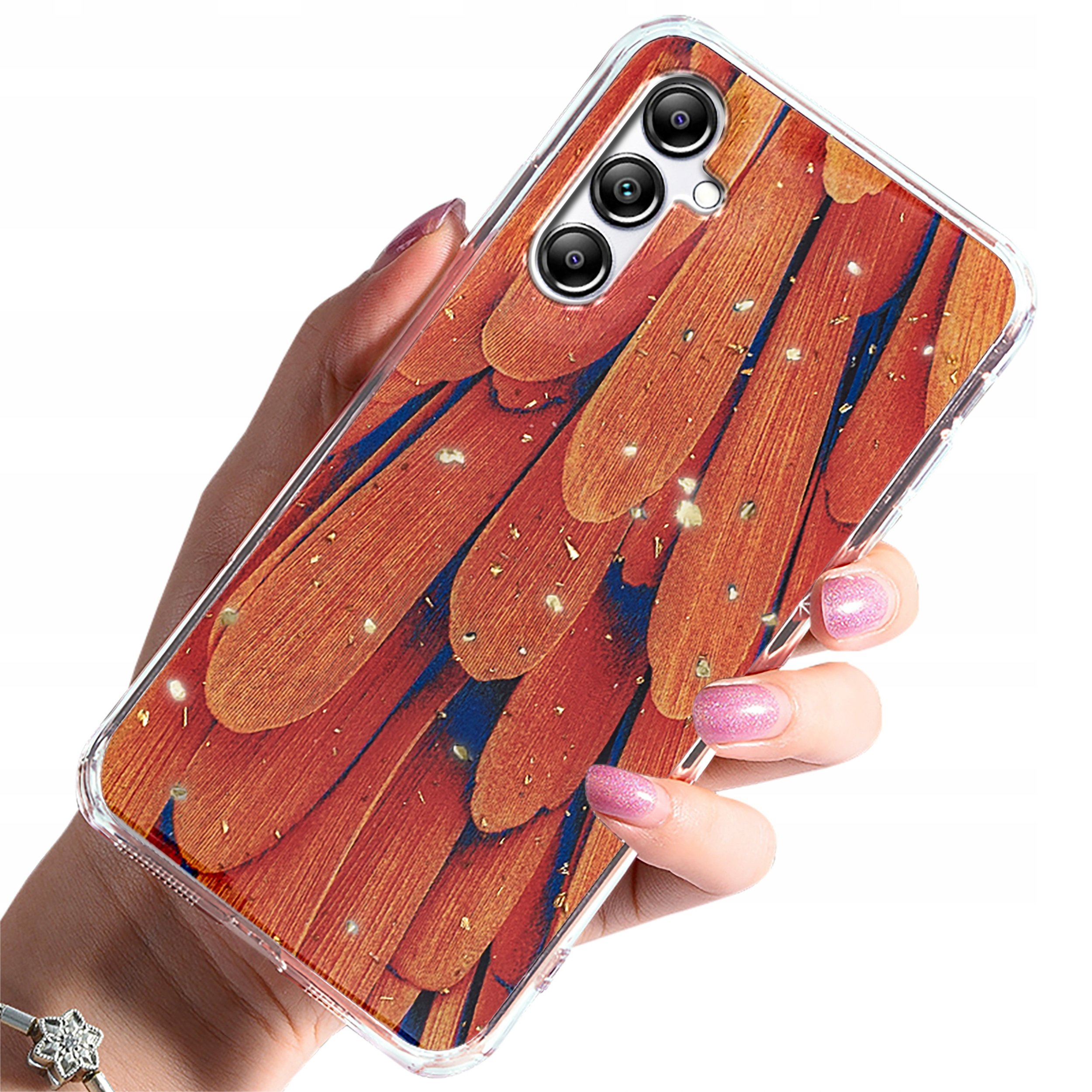 Etui do Samsung Galaxy A15 4G | A15 5G Case Glamour PLECKI + Szkło OCHRONNE