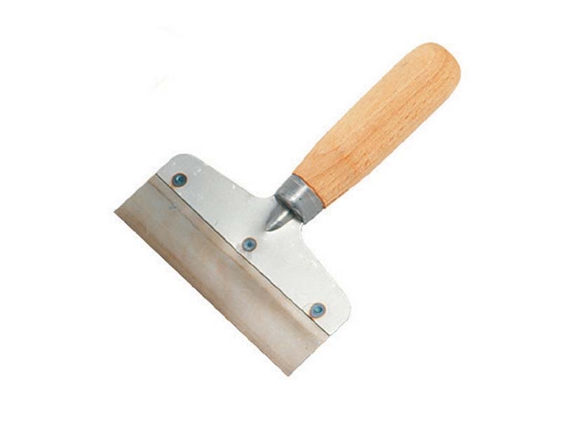 Modeco Szpachelka do skrobania z drewnianą rączką 120mm - MN-72-120