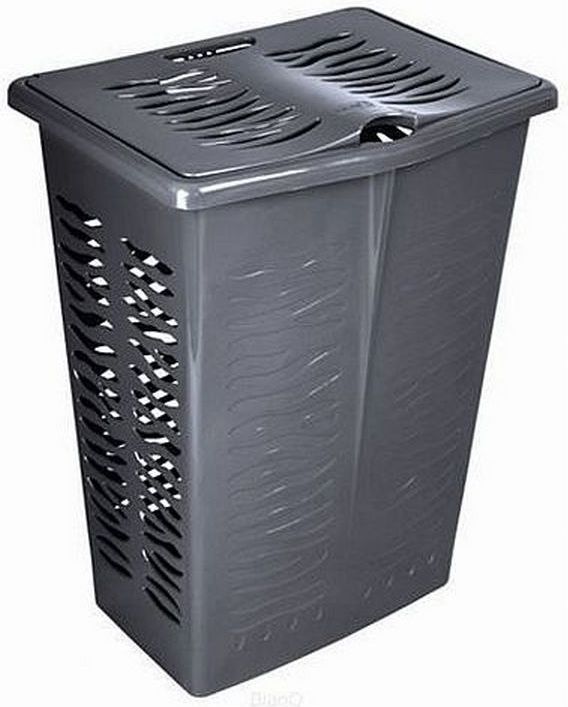 Kosz na pranie Branq Zebra 42L antracyt (BRA000056)