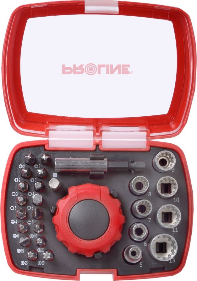 Pro-Line Zestaw końcówek i nasadek z grzechotką i uchwytem magnetycznym, 27 szt. (10702)