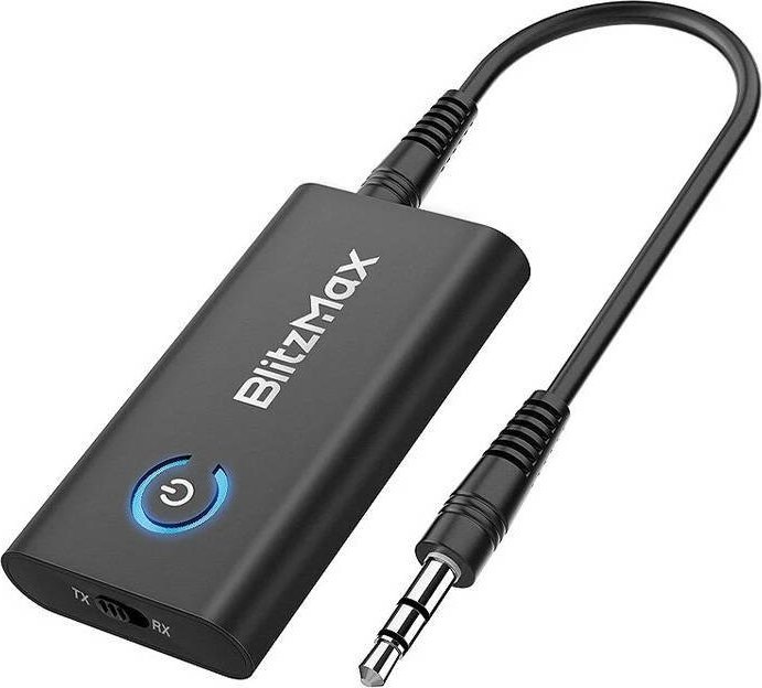 Transmiter FM Blitzwolf Transmiter / Odbiornik Bluetooth 5.2 BlitzMax BT05, aptX