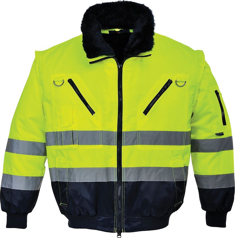Portwest Pj50 Portwest Kurtka Y Bomber Ostrzegawcza 4W1 Xxl