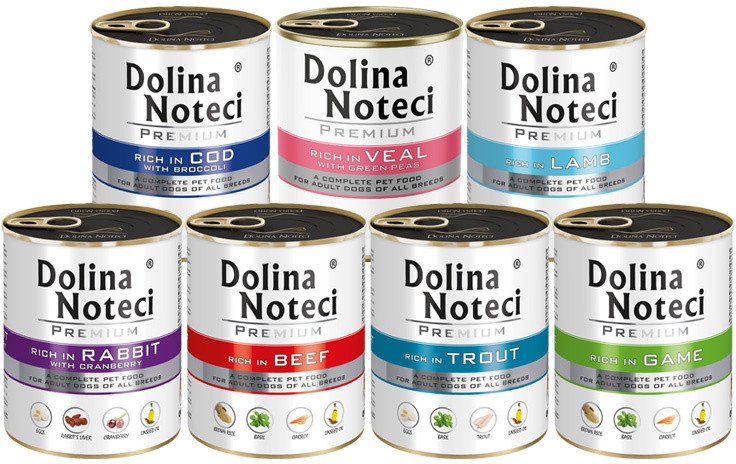 Dolina Noteci Premium Mix smaków 7x800g