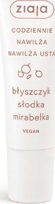 Ziaja ZIAJA Codziennie Nawilża błyszczyk do ust Słodka Mirabelka 12ml