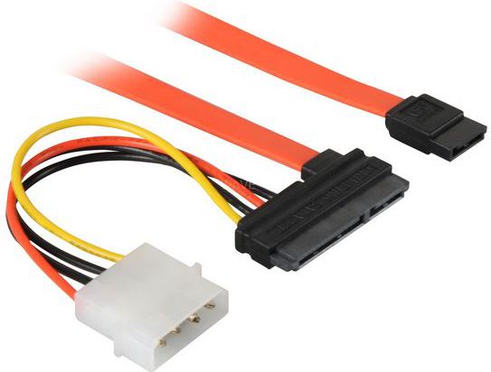 Goobay SATA 22-pin - SATA 22-pin, 0.5m, Czarny (68175)