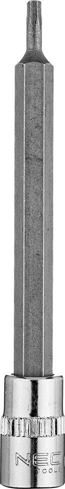 Neo Końcówka TORX TX10 na nasadce 1/4", długa, 87 mm