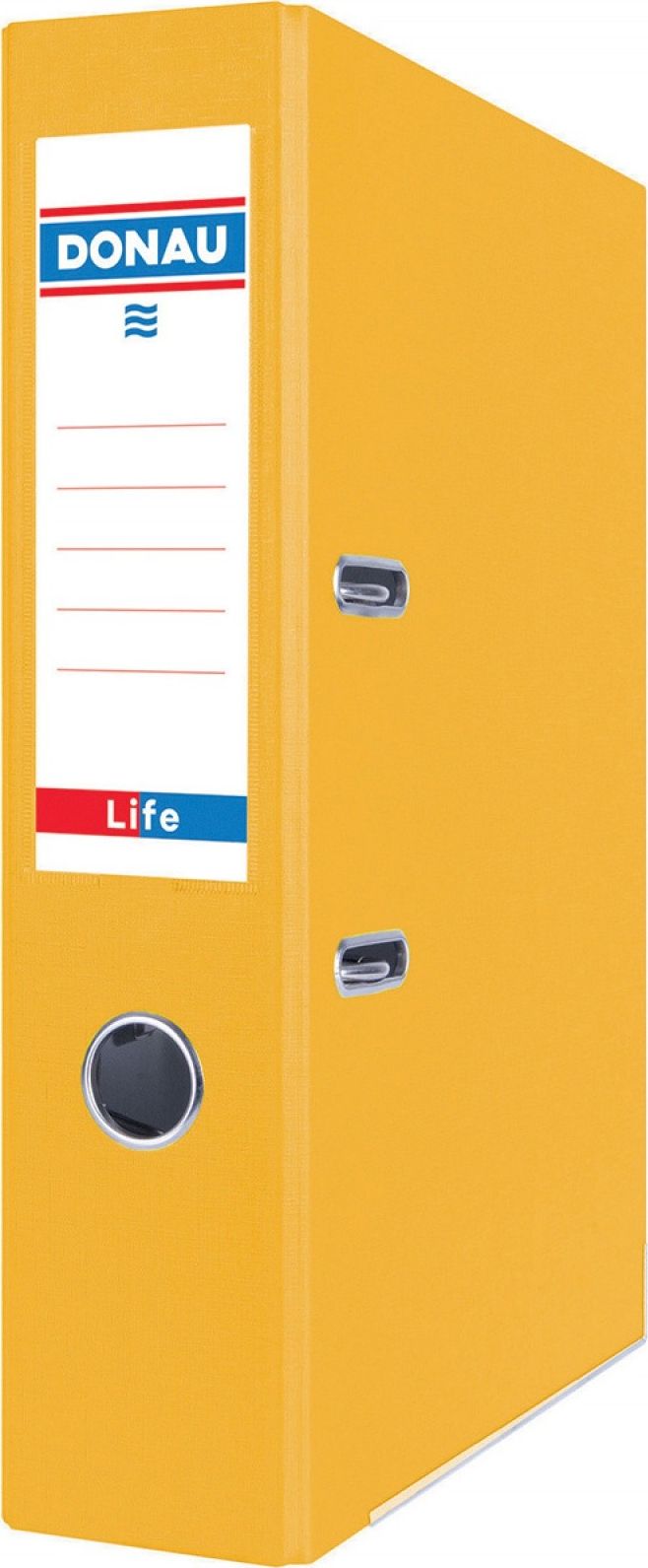 Segregator Donau 2-ringowy A4 75mm żółty (3969001PL-11)