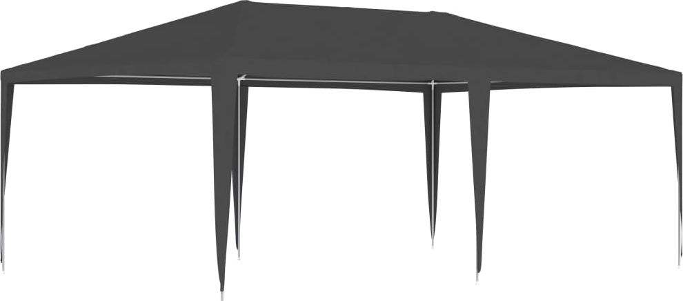 vidaXL Namiot imprezowy, 4x6 m, antracytowy, 90 g/m