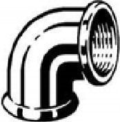 Łuk 90’ 1 1/4 brąz