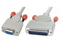 Lindy DB-9 - DB-25, 2m, Beżowy (30293)