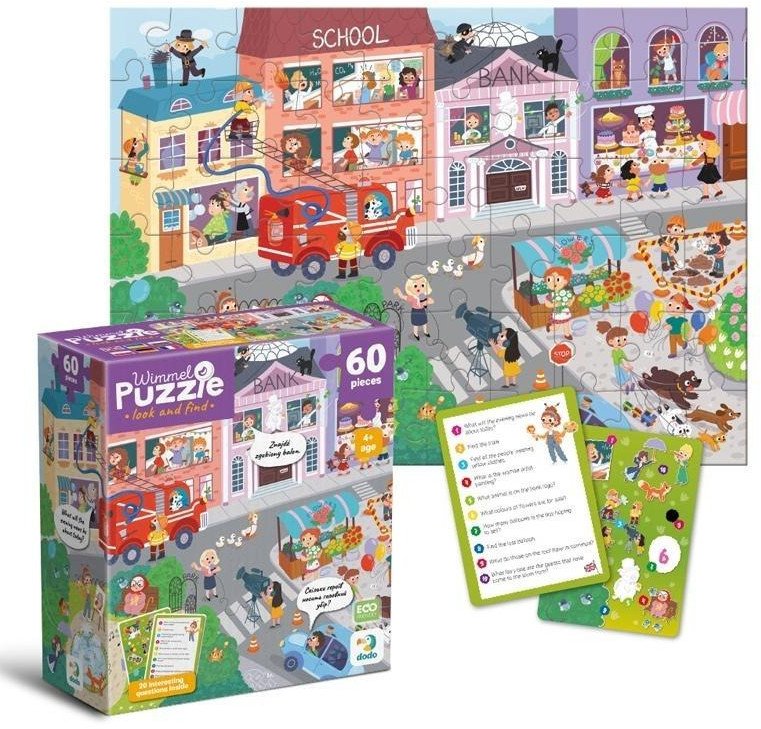 Wimmelpuzzle 60 The town of professions