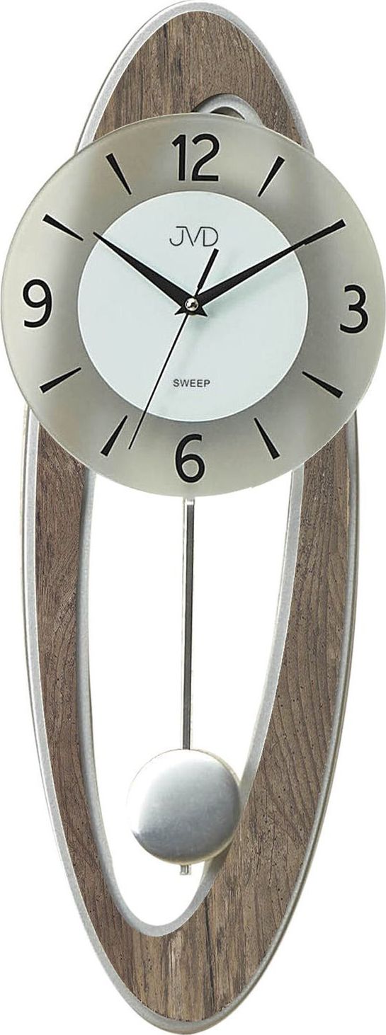 JVD Zegar ścienny z wahadłem JVD NS18053.78 Cichy mechanizm uniwersalny