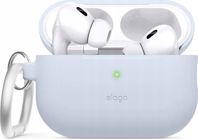 Elago AirPods Pro 2 Hang Silicone Case - etui z karabińczykiem do AirPods Pro 2 niebieskie