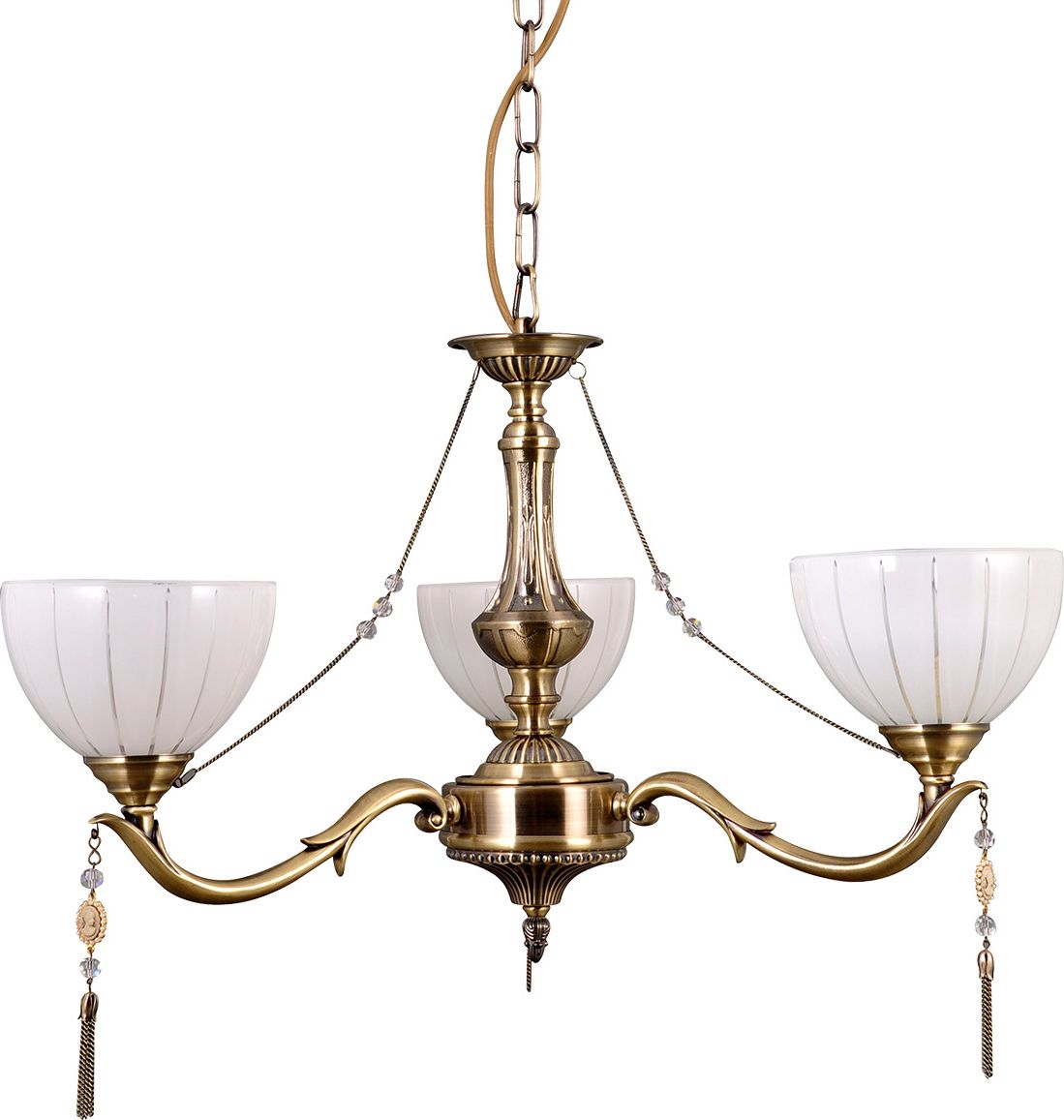 Lampa wisząca Italux Baxio retro klasyczna złoty (MD38445-3)