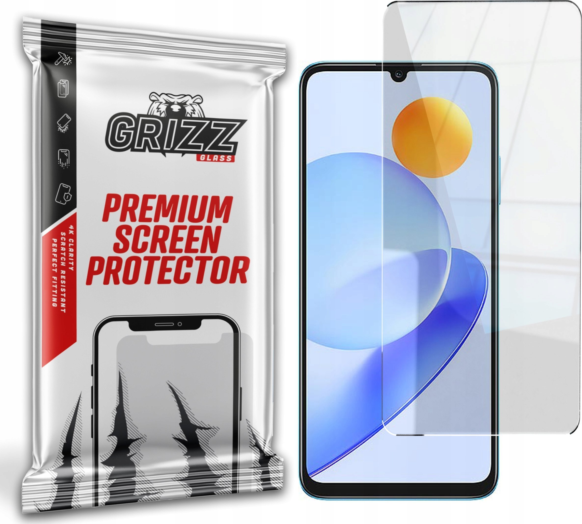 GrizzGlass Szkło hybrydowe GrizzGlass HybridGlass Honor Play7T