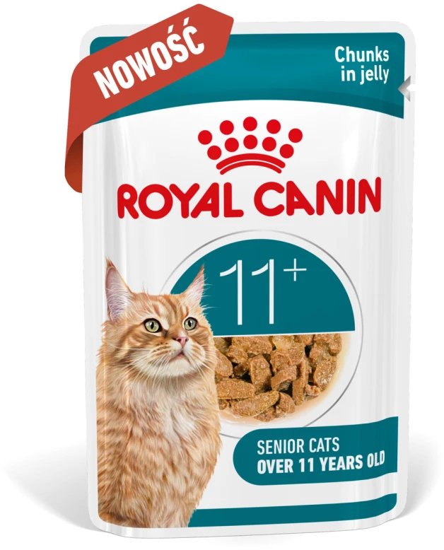Royal Canin mokra karma dla kotów Senior Ageing 11+, galaretka 12x85 g